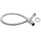 Engate Mangueira Flexível Trançado Aço Inox 30cm Quente Fria