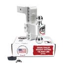 Engate para reboque Weigh Safe ajustável de 8" com receptor de 2,5"