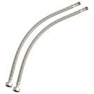 Engate Rabicho Monocomando 80CM Grande Misturador Mangueira Flexível Par Pia Grande Torneira Água Quente Fria