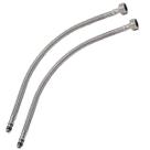 Engate Rabicho Monocomando Par 80cm Grande Misturador Flexível Mangueira Comprido Torneira Água Quente Fria Par Banheiro Cozinha