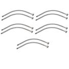 Engate Rabicho Par 80cm Kit 5 Unidades Torneira Monocomando Agua Quente Fria Misturador Mangueira Flexivel Banheiro Cozinha Pia Engate Rabicho Par 80cm Kit 5 Unidades Torneira Monocomando Agua Quente Fria Misturador Mangueira Flexivel Banheiro Cozinha Pia