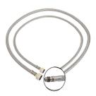 Engate Rabicho Par 80cm Monocomando Torneira Misturador Água Quente Fria Grande Flexível Mangueira Banheiro Cozinha CompridO