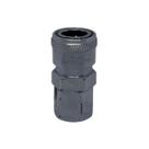 Engate rapido 1/4 femea niquelado arc-c-20sf