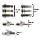Engate Rápído Fêmea 1/4 e 3/8 Macho 1/4 e 3/8 (Kit 9)
