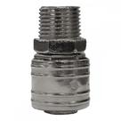Engate Rapido Para Ar Garden Zamac Cromado Com Rosca Macho 1/2'' - 11403E Engate Rapido Para Ar Garden Zamac Cromado Com Rosca Macho 1/2'' - 11403E