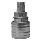 Engate Rapido Para Ar Garden Zamac Cromado Com Rosca Macho 1/4'' - 11401E