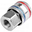 Engate Rápido Pneumático 1/4x Rosca Fêmea 1/4 Bsp