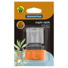 Engate Rápido Tramontina em Plástico para Mangueiras 5/8 polegada e 3/4"