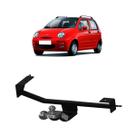 Engate Reboque Fixo Chery Qq G1 Capacidade Carga 350kg Aço Resistente Braconi