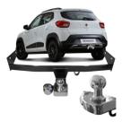 Engate Renault Kwid 2017 a 2025 Atos Reboque Rabicho Protetor