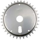 Engrenagem Coroa 36 Dentes Bike Pedivela Monobloco Zincada Engrenagem Coroa 36 Dentes Bike Pedivela Monobloco Zincada