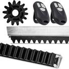 Engrenagem Externa 14 Dentes Nylon Slider + Cremalheira 4,8 metros + 2 Controles RCG Command