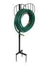Enrolador de Mangueira em Metal com Suporte 104cm Preto