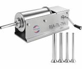 Ensacadeira Bja 7 Litros Aço Inox Canhão Linguiça Horizontal