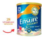Ensure Advance Morango com Banana 400g para idoso senior