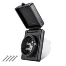 Entrada de Alimentação RV ShorePower Ficstar 30A 125/120V - Conector Twist Lock Preto Entrada de Alimentação RV ShorePower Ficstar 30A 125/120V - Conector Twist Lock Preto