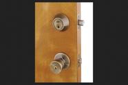 Entrada de fechadura Home Plus Knob de 3,5-4,4 cm em latão antigo