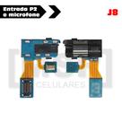 Entrada fone P2 e microfone celular SAMSUNG modelo J8