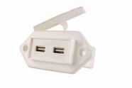 Entrada USB Dupla Marinizada 12 á 24V Arieltek E1361