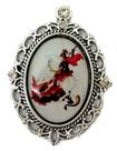 Entremeio de Terço De São Jorge prata com strass