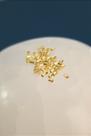 Entremeio Redondo Lixado 2x2mm Ouro 18k - 100 Peças