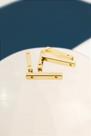 Entremeio Tubo 20X3Mm Ouro 18K - 02 Furos - Pacote com 10 Peças