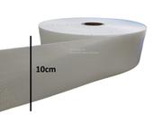 Entretela plástica para confecção de cortinas - larg 10cm - branca - rolo com 15 metros