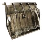 envasadora inox 4 bicos para produção de cachaça