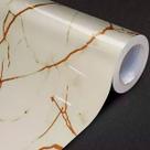 Envelopamento Adesivo Mármore Crema Marfil Dourado Vinílico Autocolante Lavável 4m x 60cm Envelopamento Adesivo Mármore Crema Marfil Dourado Vinílico Autocolante Lavável 4m x 60cm