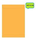 ENVELOPE 128 x 178mm SACO KRAFT OURO - KIT C/250un