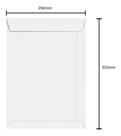 ENVELOPE 250x353mm BRANCO 90g CX COM 250un FORONI