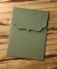 Envelope Bico Vertical - 25 peças - Verde Oliva / Musgo 180gr para Convite 15x21cm