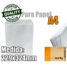 Envelope branco a4, 100 unid escritorio, contratos, documentos
