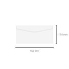 Envelope Branco Carta Oficio 114x229 Caixa com 1000