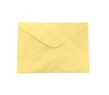 Envelope Carta 114x160 Amarelo pacote com 50 unidades