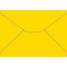 Envelope Carta Colorido 114X162Mm Amarelo 85G