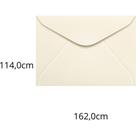 Envelope Carta Colorido 114X162MM Creme Marfim 80G - Pacote com 100 Unidades Envelope Carta Colorido 114X162MM Creme Marfim 80G - Pacote com 100 Unidades
