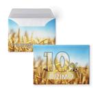 Envelope Colado Dízimo 10% - 100 Unidades para Igrejas