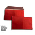 Envelope Colado Vermelho - 100 Unidades
