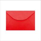 Envelope Colorido Visita 115X80MM Vermelho 80G Blister com 10