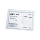 Envelope com ziper cristal 24 x 33 visor - ACP