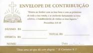 Envelope de dizimo - dourado com 100 in Envelope de dizimo - dourado com 100 in