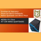 Envelope de Segurança Embalagem 19x25cm Saco com Fita Inviolável envio Correio