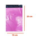Envelope de Segurança envio Correios 19x25 Rosa kit 10