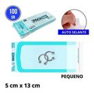 Envelope Esterilização em Autoclave Piercing Limas Brocas Brincos 5x13 100 Unidades Zermatt