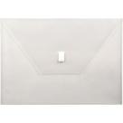 Envelope LION Design-R-Line Transparente 24x33 cm com Fecho de Gancho e Argola