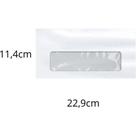 Envelope Ofício 114MM X 229MM 75G Branco com Janela - Caixa com 1000 Unidades