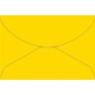 Envelope para Cartão de Visita Colorido Amarelo Color PLUS 80G - Caixa com 100