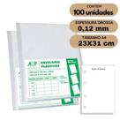 Envelope Plastico Acp A4 4 Furos 0,12mm C/100 230X310mm Grosso Envelope Plastico Acp A4 4 Furos 0,12mm C/100 230X310mm Grosso