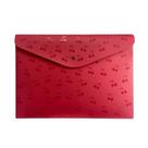 Envelope plástico com botão A4 Aromas Cherry 0015.01 - Dello